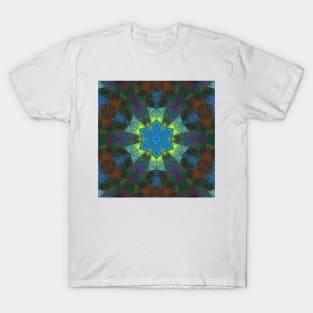 Mosaic Kaleidoscope Flower T-Shirt